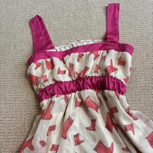 adorable funky boot babydoll top!!!